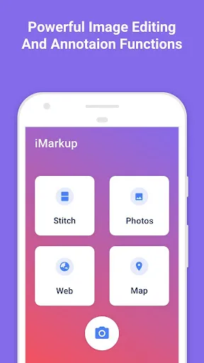 Tangkapan skrin iMarkup: Text, Draw on photos