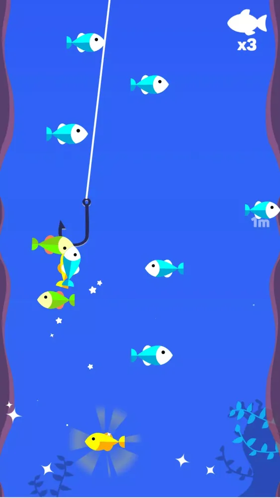 Tangkapan layar Tiny Fishing