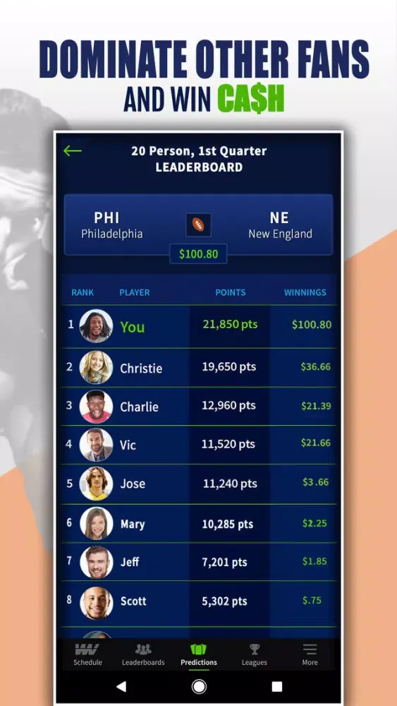 Sports Predictor l WinView スクリーンショット