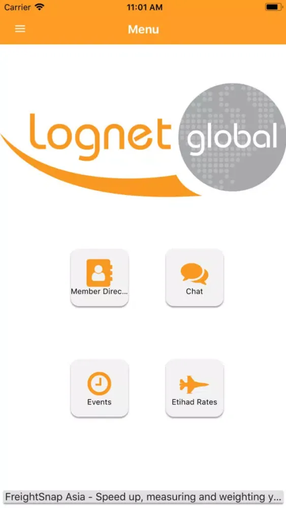 Tangkapan skrin Lognet Global