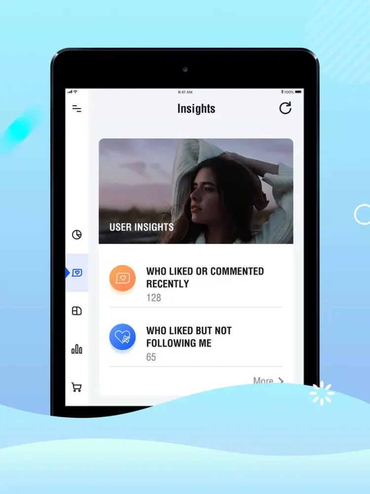 Followers Track Insights iPad  স্ক্রিনশট