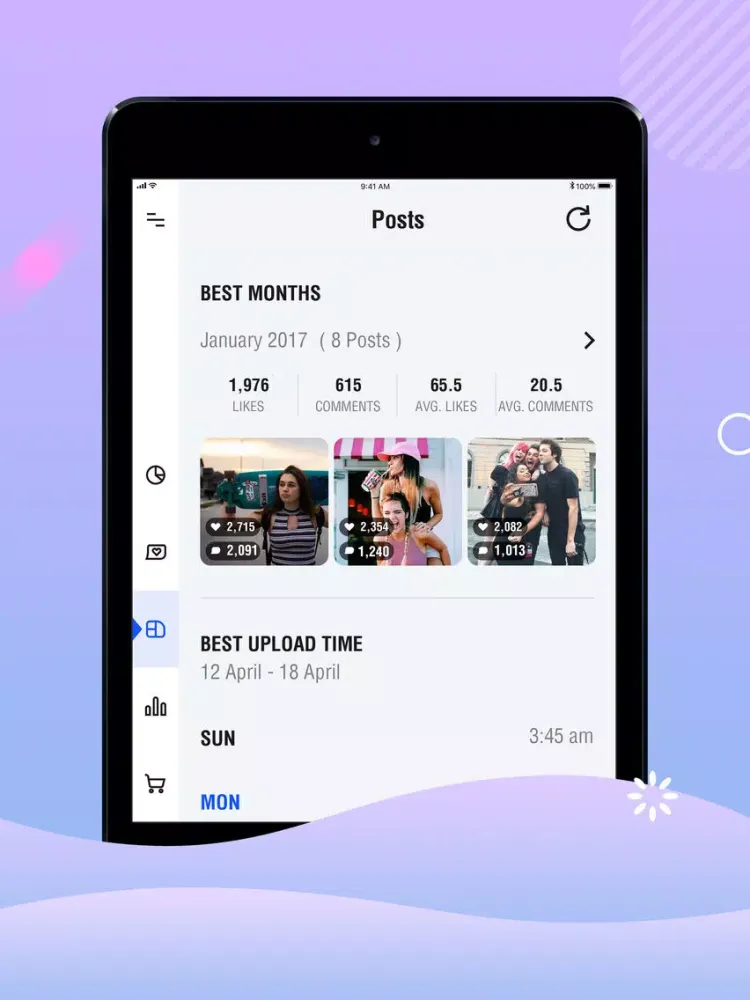 Followers Track Insights iPad  স্ক্রিনশট