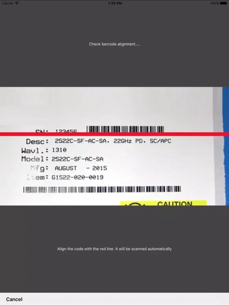 EMCORE Customer Portal App iPad  Screenshots