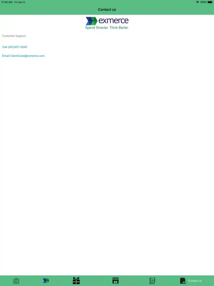 Скриншоты exmerce iPad 