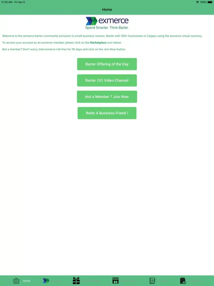 Скриншоты exmerce iPad 