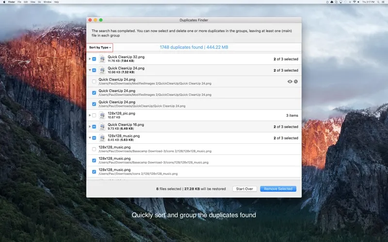 Zrzuty ekranu Duplicates Finder - Find, review and remove duplicates