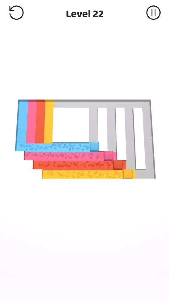 Tangkapan skrin Color Swipe 3D