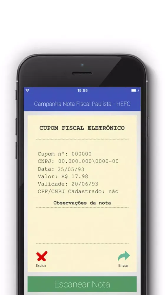 HEFC - Doação de Notas স্ক্রিনশট
