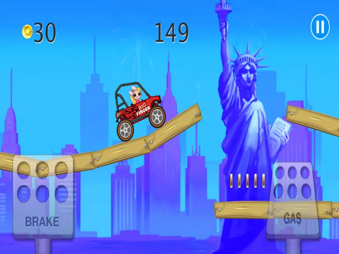 Ảnh chụp màn hình của Racing Jojo Car For Siwa Jojoo iPad 
