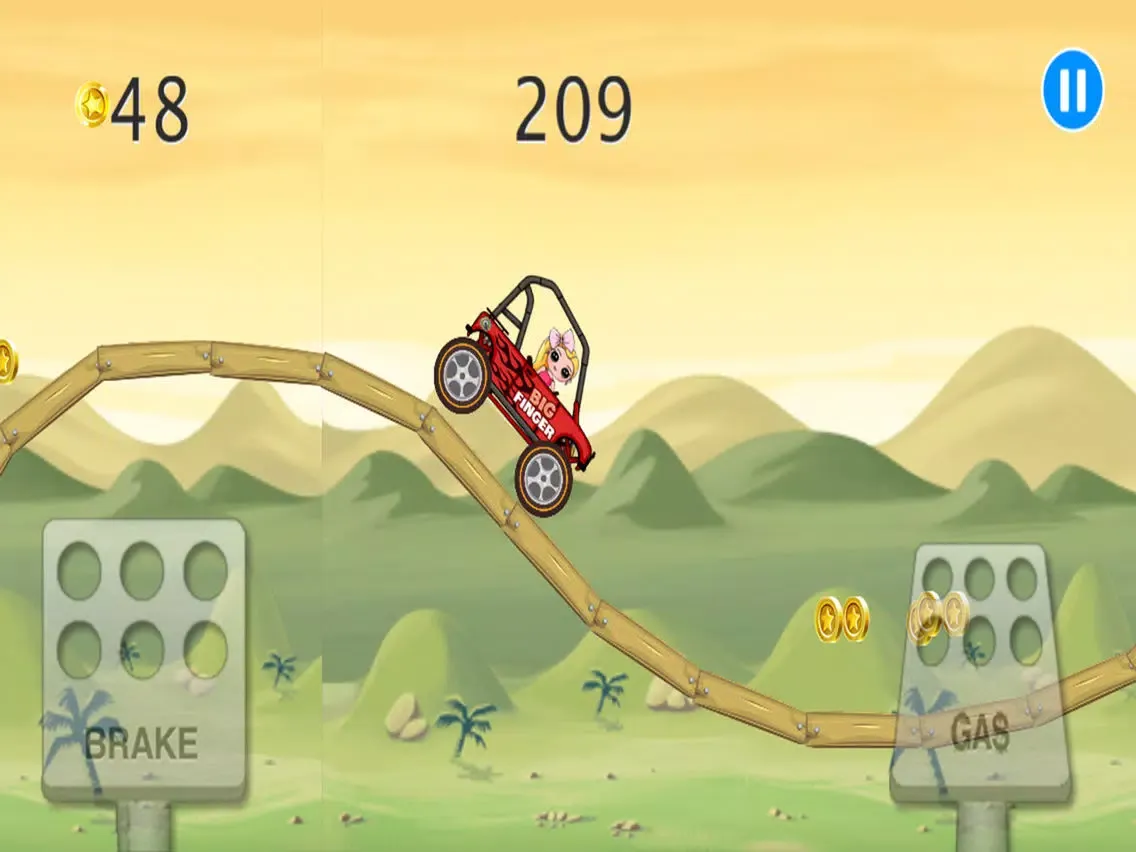 Ảnh chụp màn hình của Racing Jojo Car For Siwa Jojoo iPad 