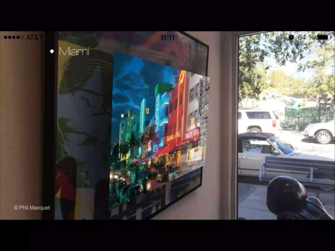 Tangkapan skrin Miami by Phil Macquet iPad 