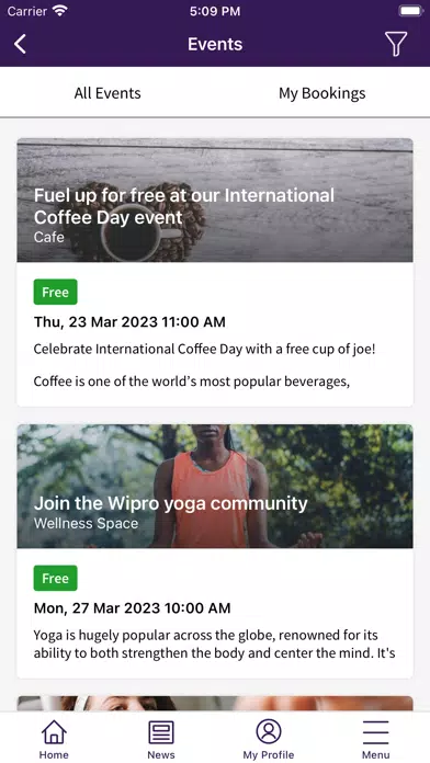 Ảnh chụp màn hình của Wipro Host