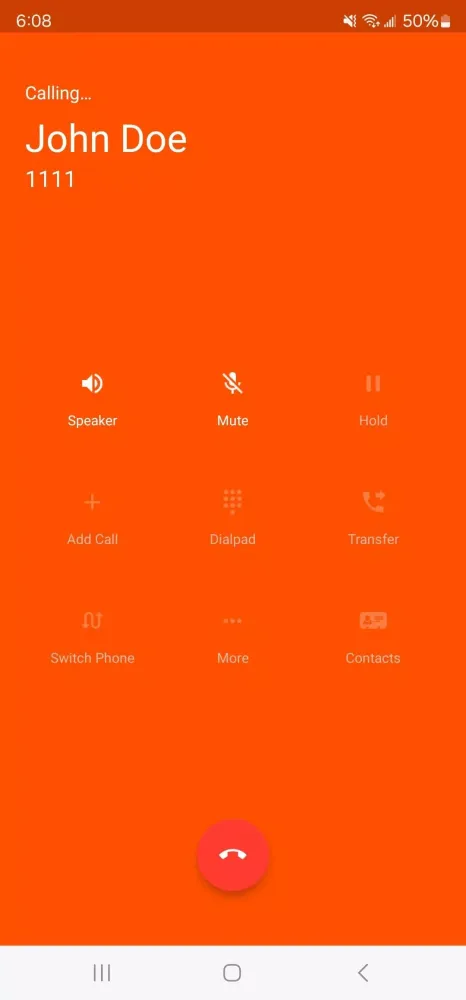 Ảnh chụp màn hình của Wired VoIP