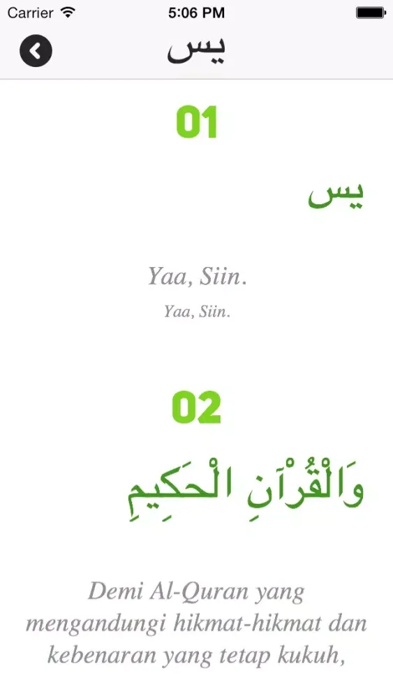 Capturas de pantalla de Yasin - Heart of the Qur'an