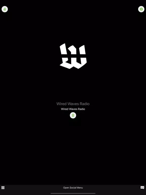 Wired Waves Radio iPad  स्क्रीनशॉट