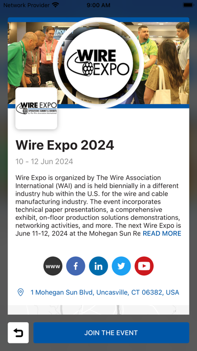 Wire Association Intl Events应用截图