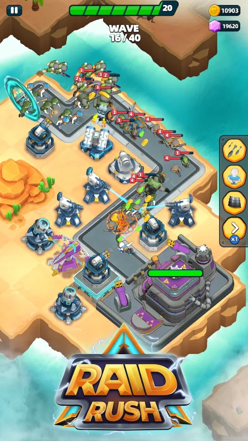 Raid Rush: Tower Defense TD-screenshot-1