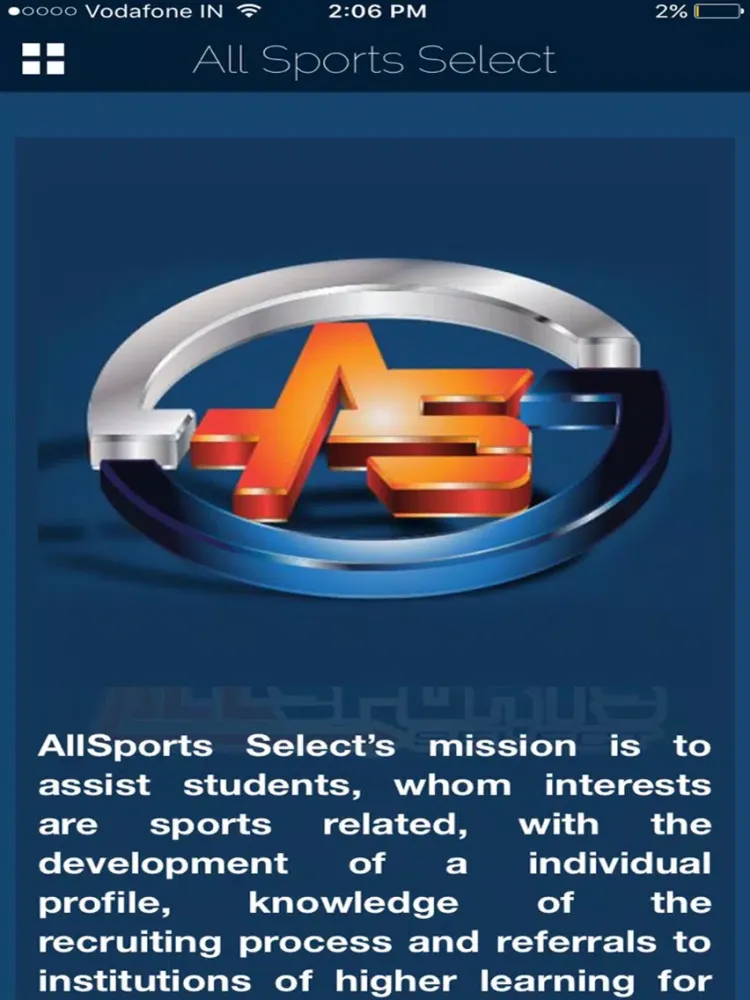 All Sports Select iPad  স্ক্রিনশট