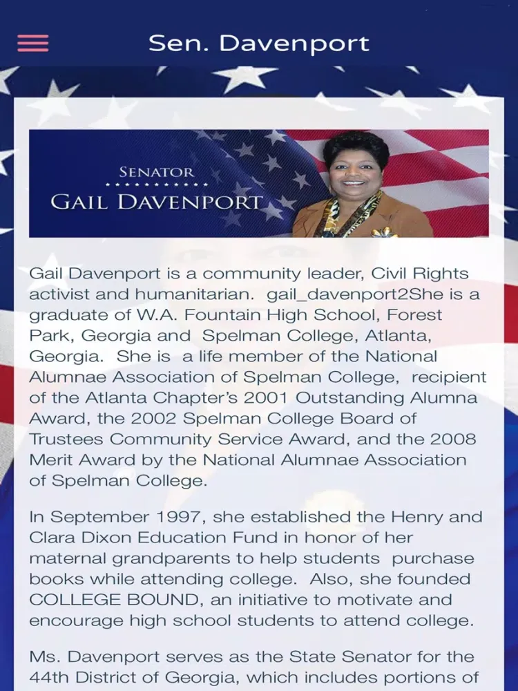 Скриншоты Sen. Davenport iPad 