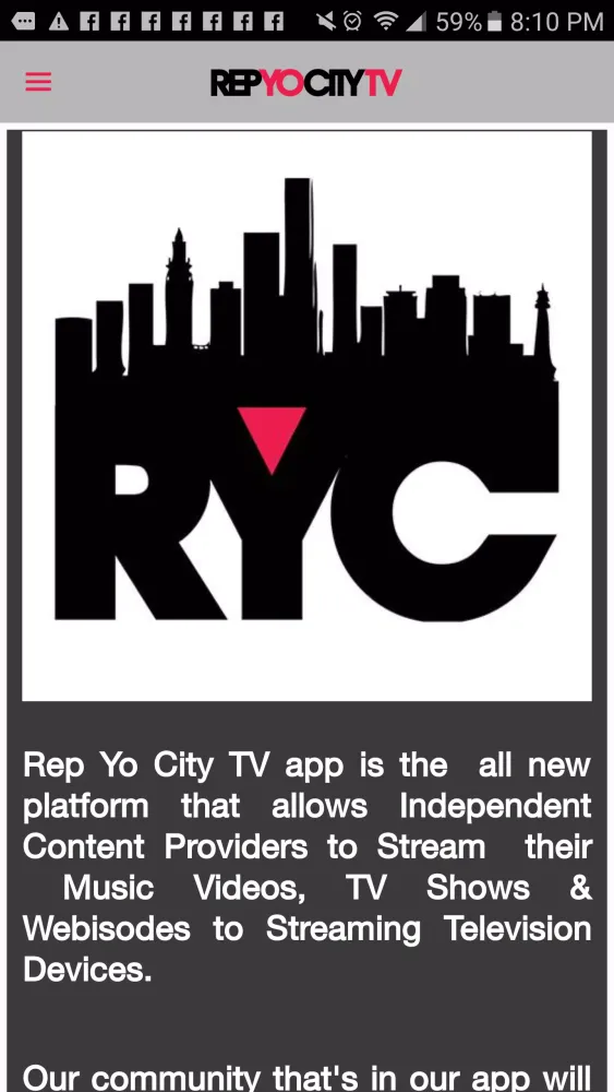 ภาพหน้าจอของ Rep Yo City