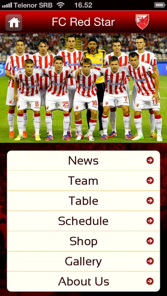 ภาพหน้าจอของ FC Red Star