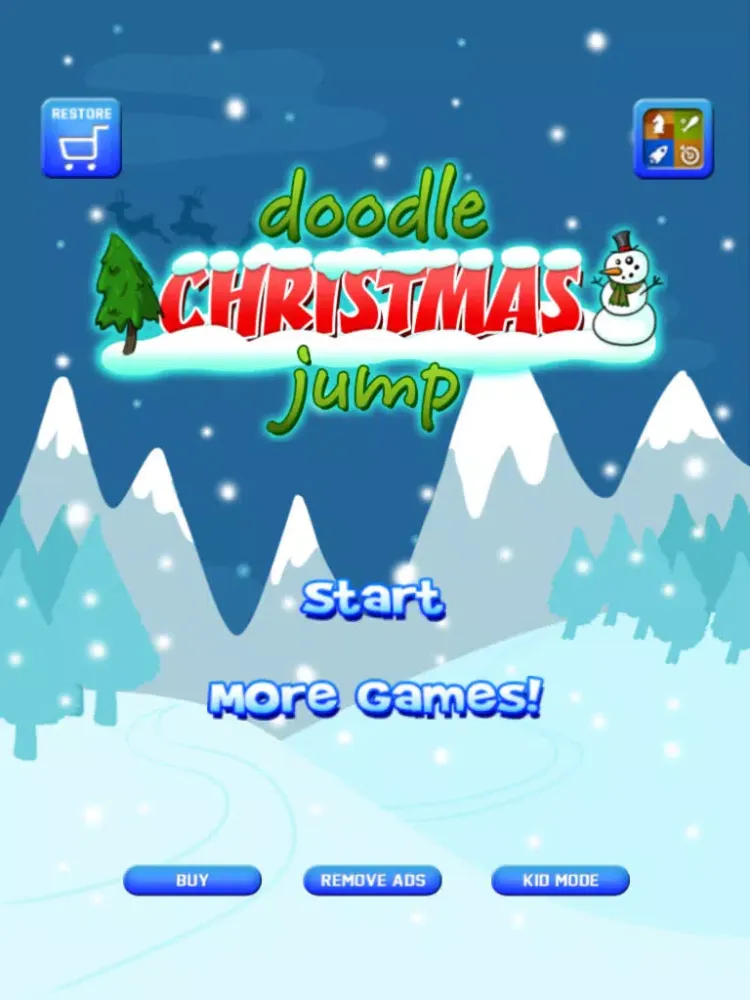 Screenshot di Doodle Alien vs Zombies Jump Game: Christmas Edition - Heads Up While Also Killing The Pacific Rim Plants! iPad 