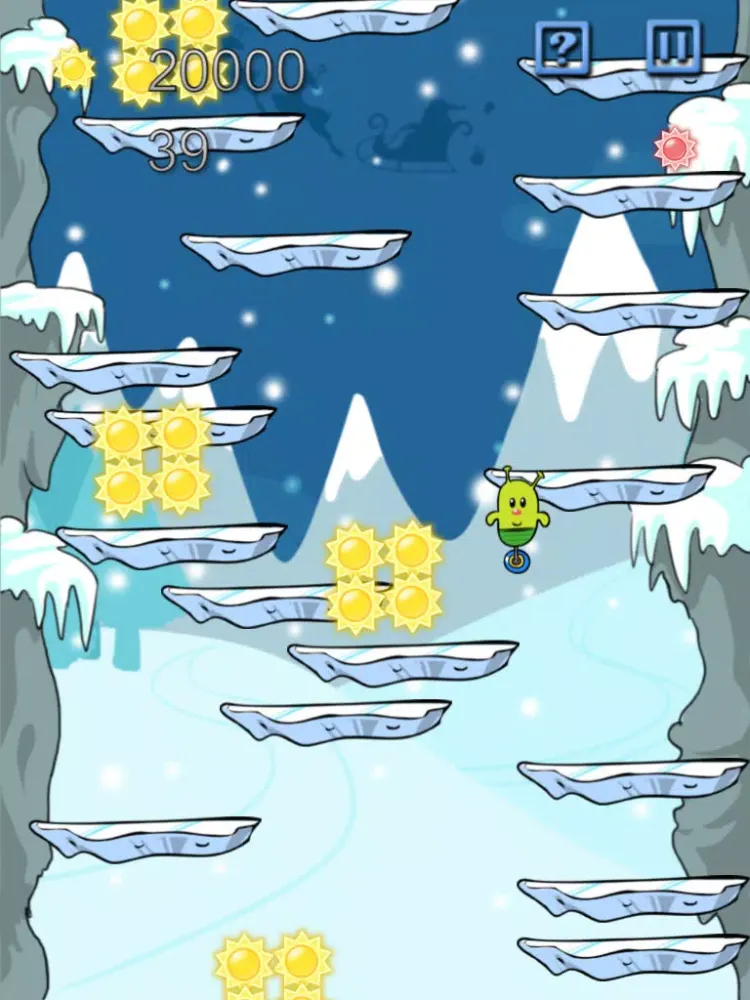 Screenshot di Doodle Alien vs Zombies Jump Game: Christmas Edition - Heads Up While Also Killing The Pacific Rim Plants! iPad 