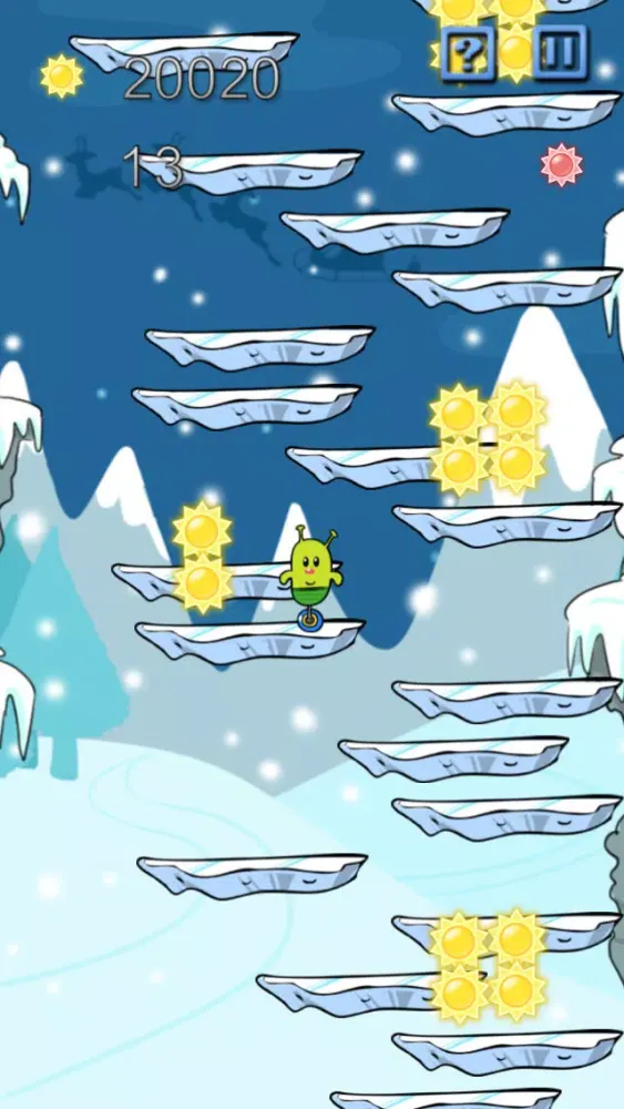 Screenshot di Doodle Alien vs Zombies Jump Game: Christmas Edition - Heads Up While Also Killing The Pacific Rim Plants!