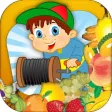 Sweet Fruit Collector - Speedy Grab and Pull Game for Kids