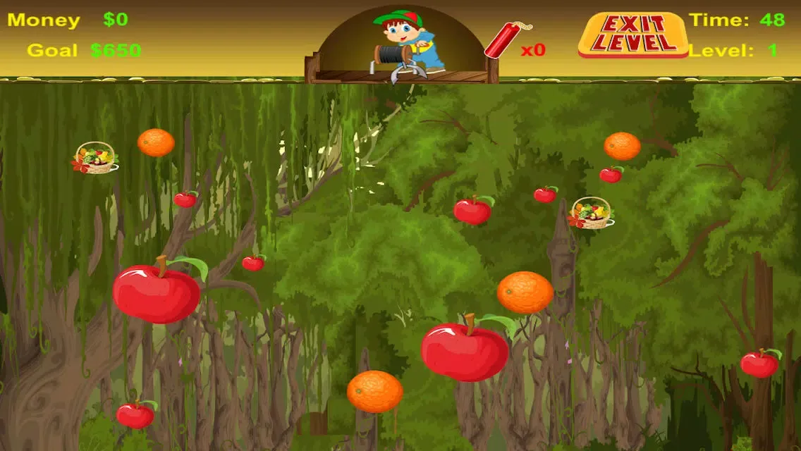 Screenshot di Sweet Fruit Collector - Speedy Grab and Pull Game for Kids