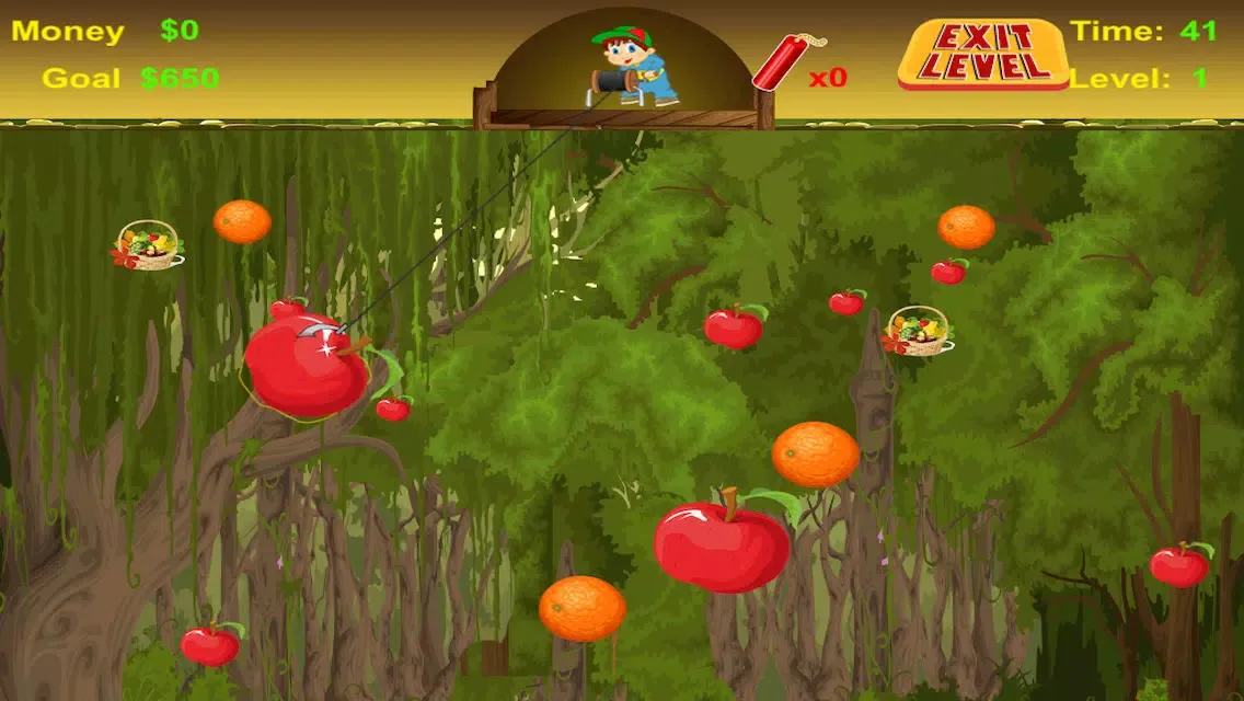 Screenshot di Sweet Fruit Collector - Speedy Grab and Pull Game for Kids
