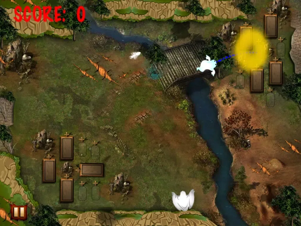 Tangkapan skrin Scary Ghost Control - A Monster Strategy Logic Game iPad