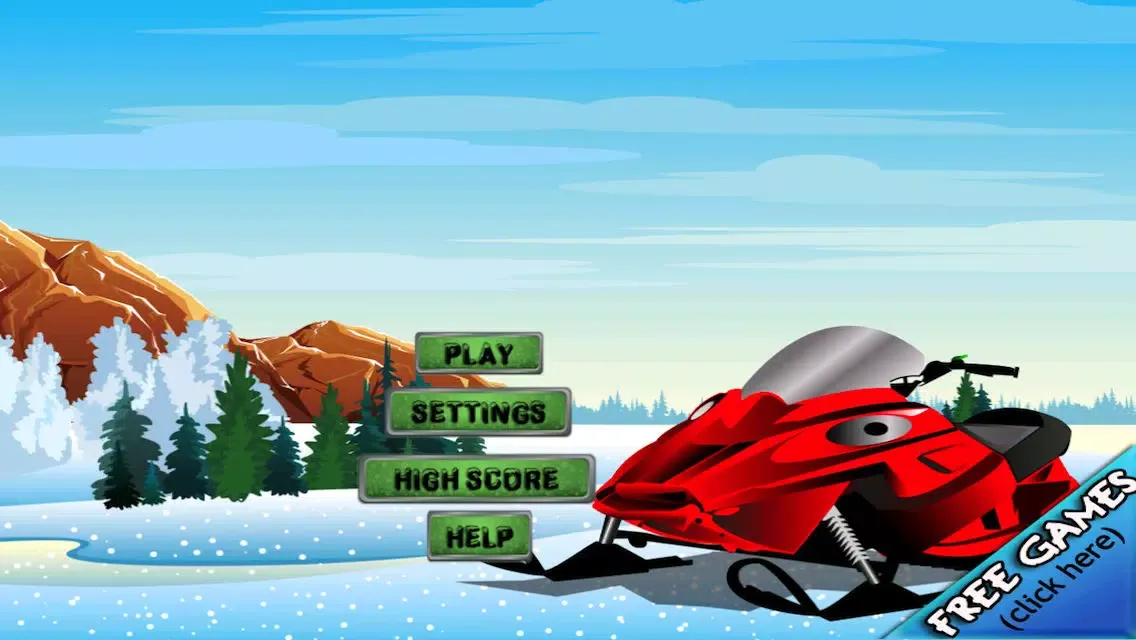 Snowmobile Ice Rage - A Winter Fast Driving Craze স্ক্রিনশট
