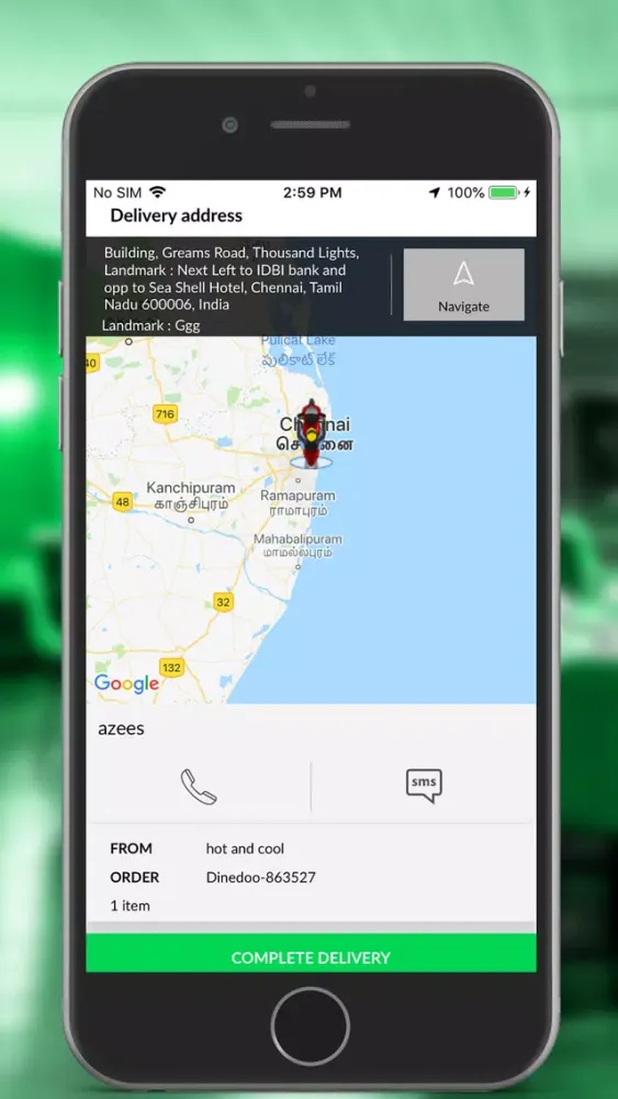 Wirral Eats Driver Screenshots