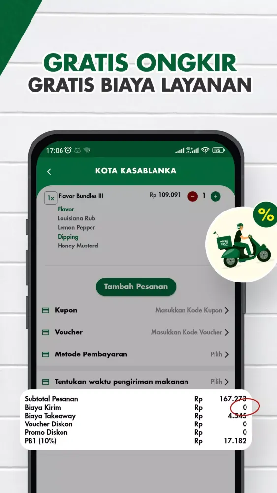 Captures d'écran de Wingstop