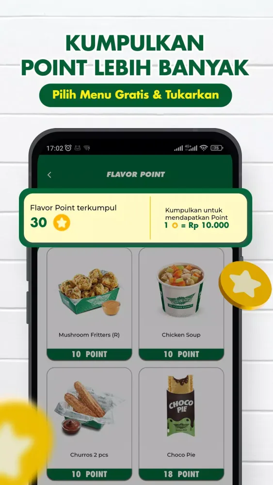 Captures d'écran de Wingstop