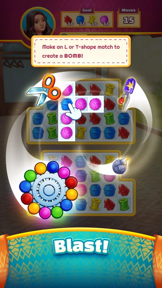 Ảnh chụp màn hình của Cotton Match
