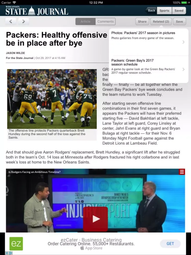 Wisconsin State Journal iPad iPad  स्क्रीनशॉट
