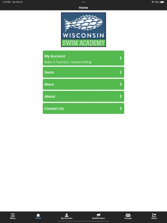 Скриншоты Wisconsin Swim Academy iPad 