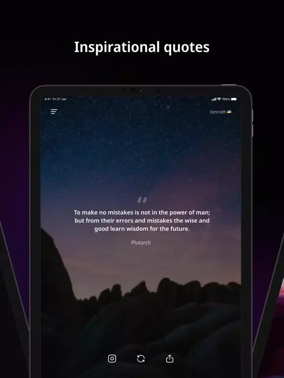 Ảnh chụp màn hình của Wisdom - Daily Quotes iPad 