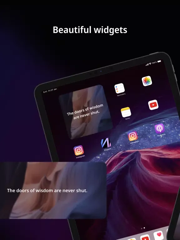 Ảnh chụp màn hình của Wisdom - Daily Quotes iPad 