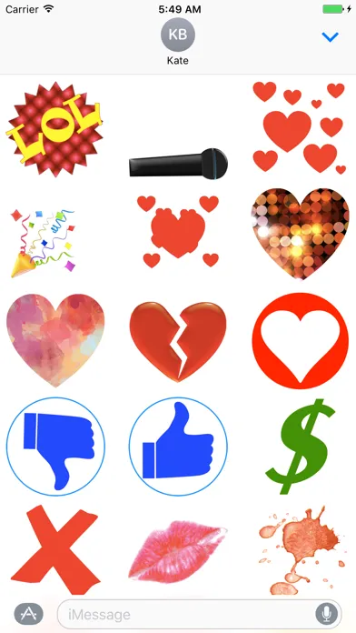 Sticker Phrase - stickers for iMessages स्क्रीनशॉट