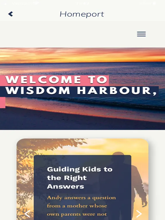 Wisdom Harbour iPad  Ekran Görüntüleri