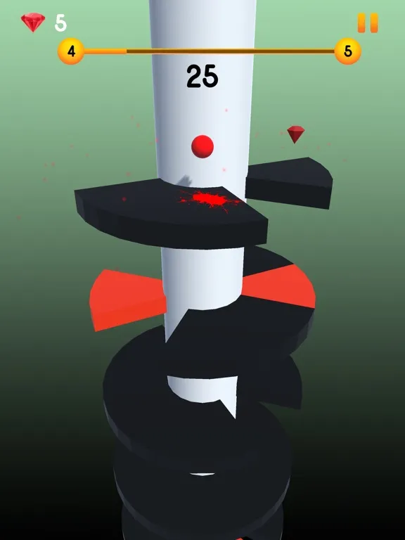 Ball Jumping on Tower iPad  স্ক্রিনশট