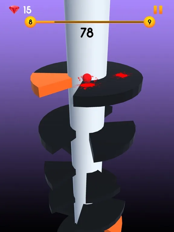Ball Jumping on Tower iPad  স্ক্রিনশট