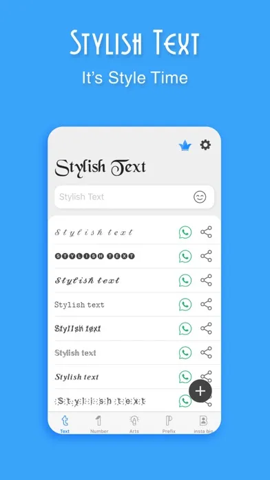 Tangkapan skrin Stylish Fonts - Keyboard