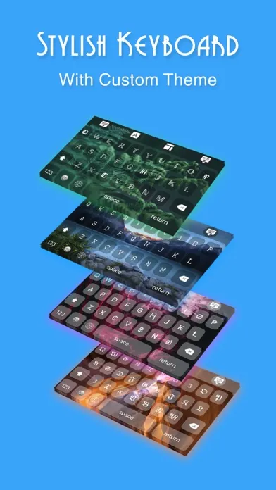 Tangkapan skrin Stylish Fonts - Keyboard