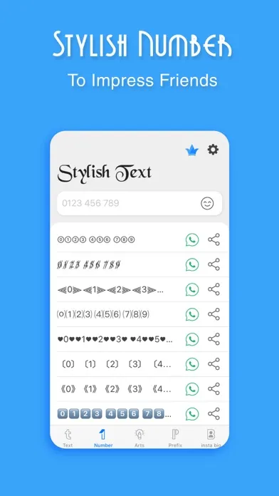 Tangkapan skrin Stylish Fonts - Keyboard