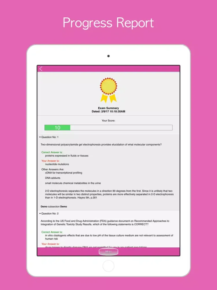 Capturas de tela do ASE: (A-Series) Exam Prep 2018 iPad 