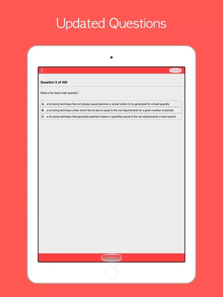 Captures d'écran de CPIM BSCM - Exam Prep 2018 iPad 